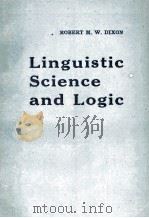 LINGUISTIC SCIENCE AND LOGIC 1963 PDF电子版封面