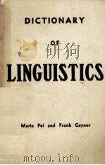 A DICTIONARY OF LINGUISTICS（1954 PDF版）