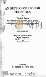 AN OUTLINE OF ENGLISH PHONETICS NINTH EDITION（1962 PDF版）