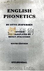 ENGLISH PHONETICS SIXTH EDITION 1958 PDF电子版封面
