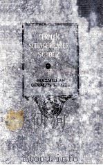 GERMAN SCIENCE READER（1922 PDF版）