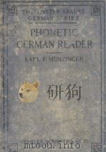PHONETIC GERMAN READER（1918 PDF版）