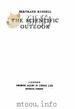 THE SCIENTIFIC OUTLOOK 1931 PDF电子版封面