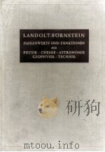 LANDOLT-BORNSTEIN BAND II EIGENSCHAFTEN DER MATERIE IN IHREN AGGREGATZUSTANDEN TEIL 9 MAGNETISCHE EI（1962 PDF版）