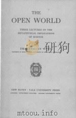 THE OPEN WORLD（1932 PDF版）