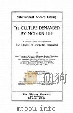 THE CULTURE DEMANDED BY MODERN LIFE 1867 PDF电子版封面 E.L. YOUMANS