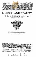 SCIENCE AND REALITY（1928 PDF版）
