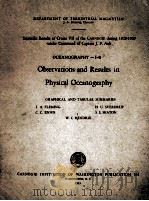 OBSERVATIONS AND RESULTS IN PHYSICAL OCEANOGRAPHY OCEANOGRAPHY I-B（1945 PDF版）