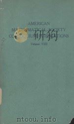 NON-RIEMANNIAN GEOMETRY VOLUME VIII（1927 PDF版）