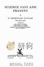 SCIENCE PAST AND PRESENT（1945 PDF版）