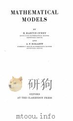 MATHEMATICAL MODELS（1951 PDF版）