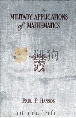 MILITARY APPLICATIONS OF MATHEMATICS（1944 PDF版）