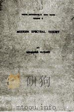 MODERN SPECTRAL THEORY VOLUME II 1950 PDF电子版封面
