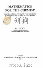 MATHEMATICS FOR THE CHEMIST（1955 PDF版）