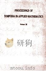 PROCEEDINGS OF SYMPOSIA IN APPLIED MATHEMATICS VOLUME III ELASTICITY 1950 PDF电子版封面