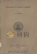 RESEARCHES ON WARING‘S PROBLEM（1935 PDF版）
