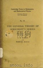 THE GENERAL THEORY OF DIRICHLET‘S SERIES（1952 PDF版）