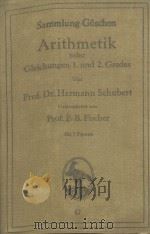 ARITHMETIK NEBST GLEICHUNGEN 1. UND 2. GRADES（1923 PDF版）