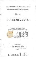 DETERMINANTS FOURTH EDITION（1906 PDF版）