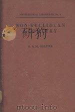 NON-EUCLIDEAN GEOMETRY SECOND EDITION（1947 PDF版）