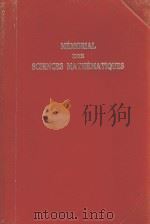 MEMORIAL DES SCIENCES MATHEMATIQUES FASCICULE CXII（1950 PDF版）