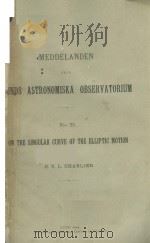ON THE SINGULAR CURVE OF THE ELLIPTIC MOTION（1904 PDF版）