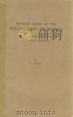 NETHODS BASED ON THE WIENER-HOPF TECHNIQUE FOR THE SOLUTION OF PARTIAL DIFFERENTIAL EQUATIONS（1958 PDF版）