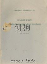 INVARIANT DE HOPF ET OPERATIONS COHOMOLOGIQUES SECONDAIRES VOLUME I（1959 PDF版）