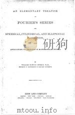 AN ELEMENTARY TREATISE ON FOURIER‘S SERIES（1893 PDF版）