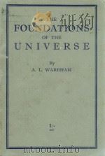 THE FOUNDATIONS OF THE UNIVERSE PDF电子版封面 A.L. WAREHAM