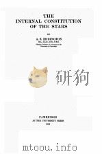 THE INTERNAL CONSTITUTION OF THE STARS（1926 PDF版）