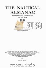THE NAUTICAL ALMANAC 1949 1948 PDF电子版封面