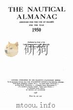 THE NAUTICAL ALMANAC 1950 1948 PDF电子版封面