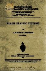 PLANE ELASTIC SYSTEMS（1960 PDF版）