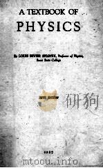A TEXTBOOK OF PHYSICS FIFTH EDITION 1937 PDF电子版封面