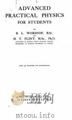 ADVANCED PRACTICAL PHYSICS FOR STUDENTS（1923 PDF版）