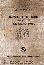GROSSENGLEICHUNGEN EINHEITEN UND DIMENSIONEN（1957 PDF版）