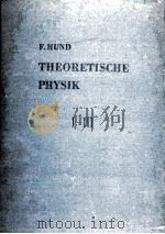 THEORETISCHE PHYSIK ERSTER BAND 1956 PDF电子版封面