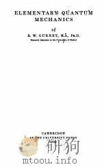 ELEMENTARY QUANTUM（1934 PDF版）