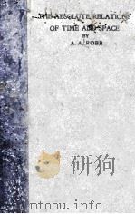 THE ABSOLUTE RELATIONS OF TIME AND SPACE（1921 PDF版）