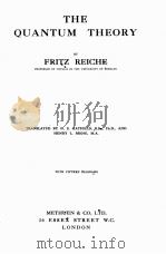 THE QUANTUM THEORY（1922 PDF版）