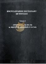 ENCYCLOPAEDIC DICTIONARY OF PHYSICS VOLUME 4（1961 PDF版）