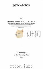 DYNAMICS（1923 PDF版）