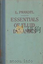ESSENTIALS OF FLUID DYNAMICS PDF电子版封面