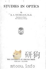 STUDIES IN OPTICS（1927 PDF版）