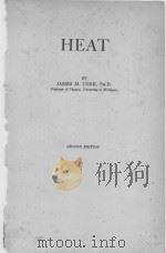 HEAT SECOND EDITION 1942 PDF电子版封面 JAMES M. CORK