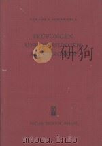 PRUFUNGEN UND MESSUNGEN AM MIKROSKOP 1952 PDF电子版封面