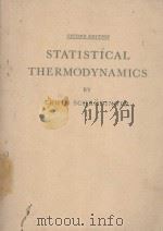 STATISTICAL THERMODYNAMICS（1952 PDF版）