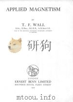 APPLIED MAGNETISM（1927 PDF版）