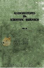 RADIOISOTOPES IN SCIENTIFIC RESEARCH VOLUME III（ PDF版）